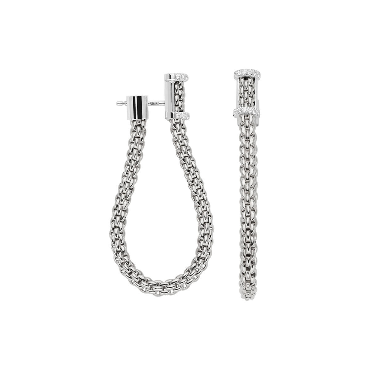 FOPE  FLEXÍT OHRRINGE MIT DIAMANTEN 