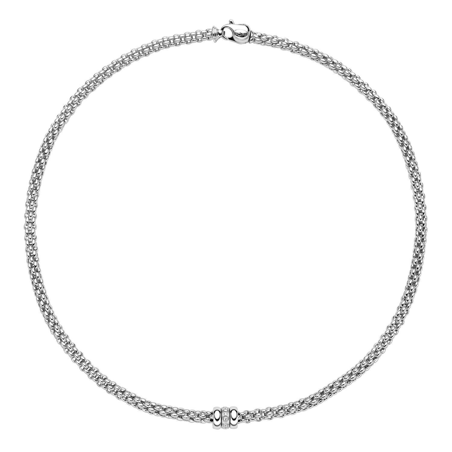 FOPE SOLO Collier mit Pavébesatz 