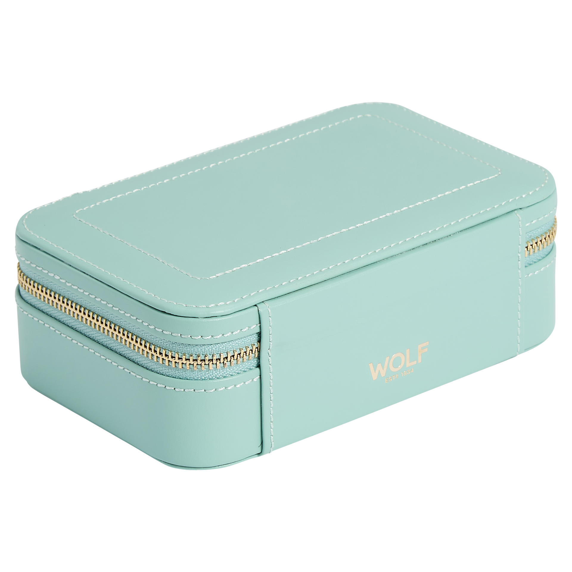 WOLF1834 SOPHIA TRAVEL ZIP CASE JADE