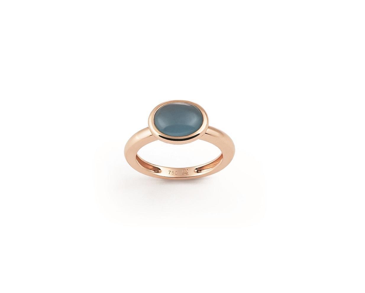 AMICI  RING TOPAS SWISS BLUE