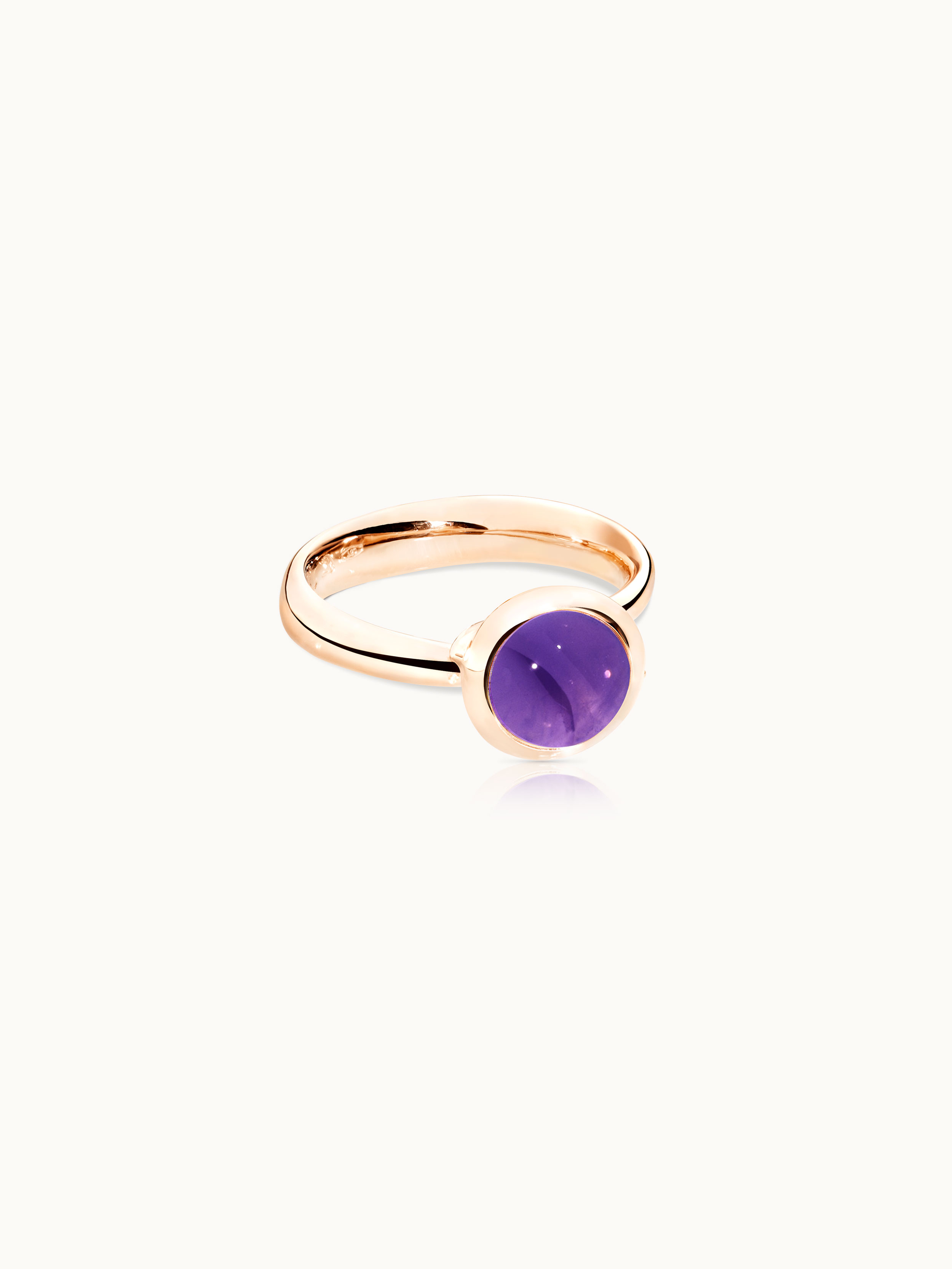 TAMARA COMOLLI  BOUTON RING SMALL AMETHYST