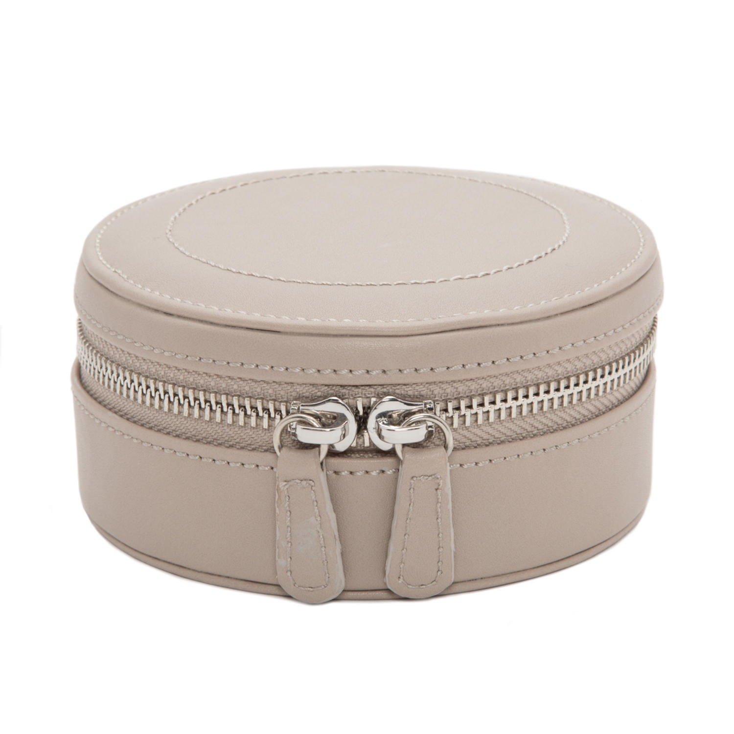 WOLF1834 SOPHIA ROUND ZIP CASE MINK