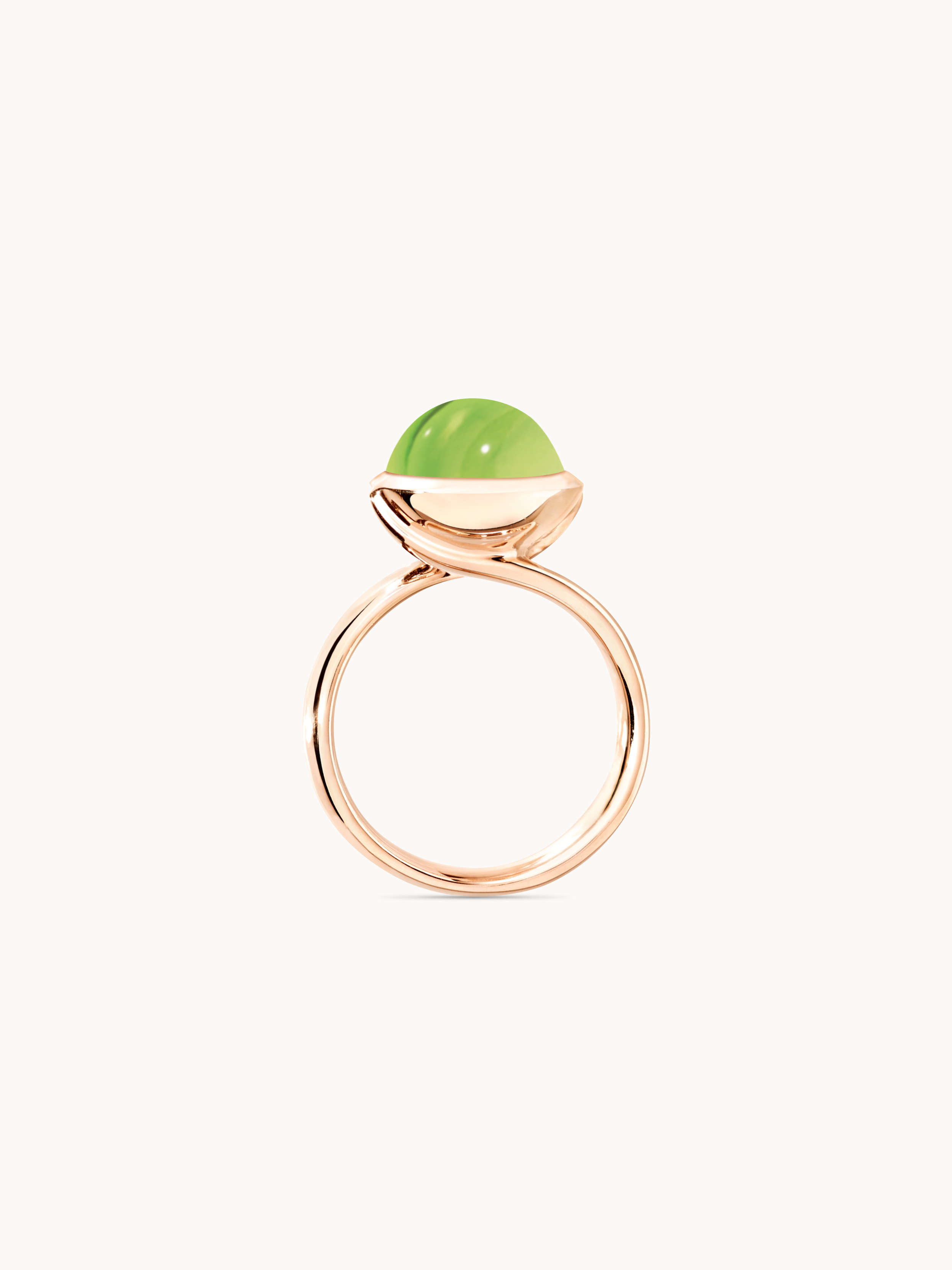 TAMARA COMOLLI  BOUTON RING LARGE PERIDOT 